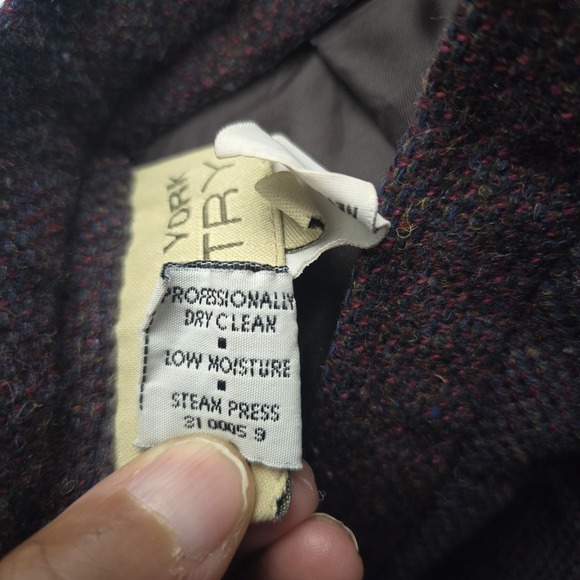 Vintage Jones New York Country Wool Tweed Lined‎ 8 Hipster Quiet Luxury Heritage - Picture 8 of 10